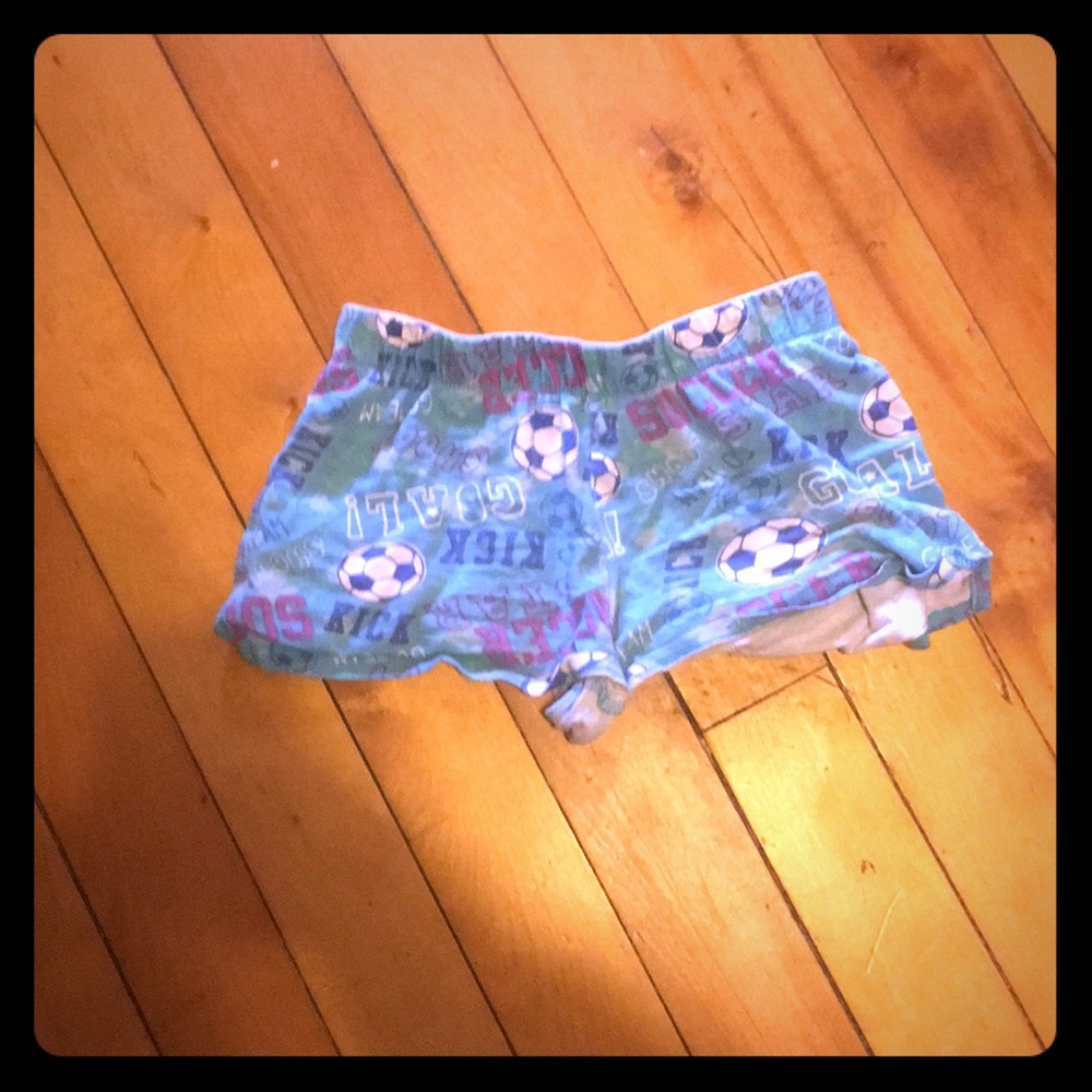 Soccer pajama shorts